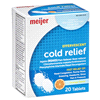 slide 2 of 29, Meijer Effervescent Cold Relief Tablets - Orange Flavor, 20 ct