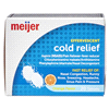 slide 28 of 29, Meijer Effervescent Cold Relief Tablets - Orange Flavor, 20 ct