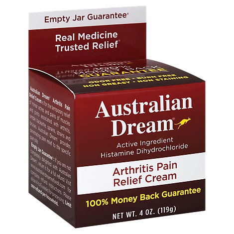 slide 1 of 1, Australian Dream Pain Relief Cream Arthritis, 4 oz