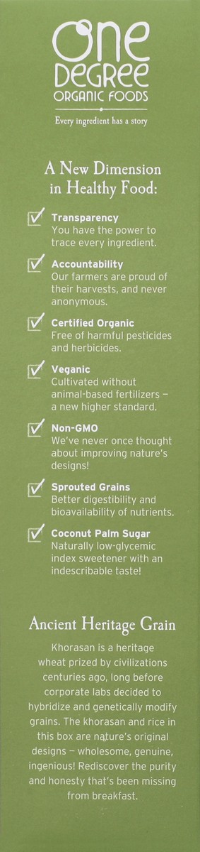 slide 3 of 4, One Degree Organic Foods Cereal 8 oz, 8 oz