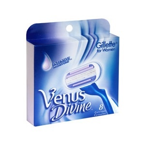 slide 1 of 1, Gillette Venus Divine Cartridges, 8 ct