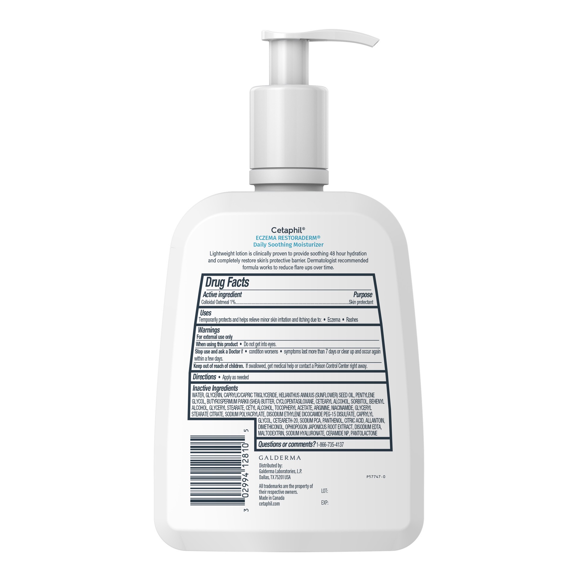 slide 3 of 9, Cetaphil Eczema Restoraderm Soothing Moisturizer 16 Fl Oz, 16 fl oz