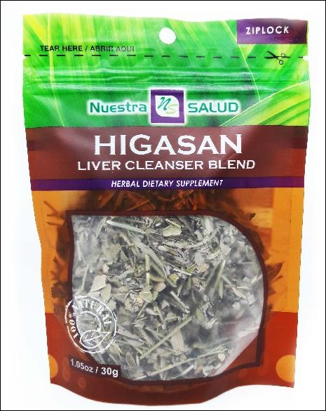 slide 1 of 1, Nuestra Salud N/Sld Liver Clnsr Blnd Lse Leaf, 1.05 oz