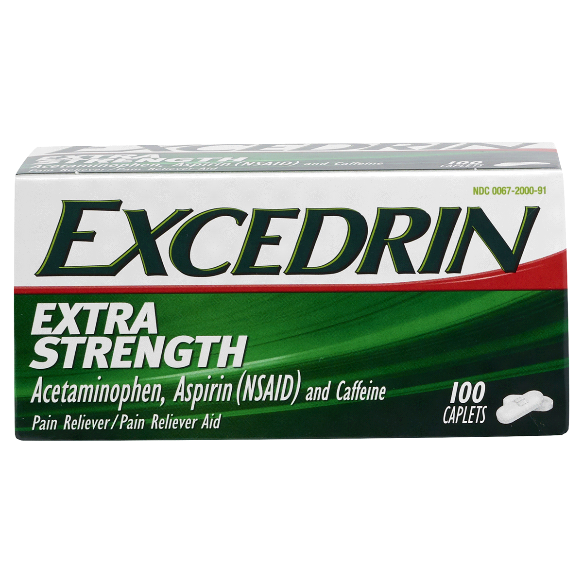 slide 1 of 3, Excedrin Extra Strength Pain Relief Caplets, 100 ct