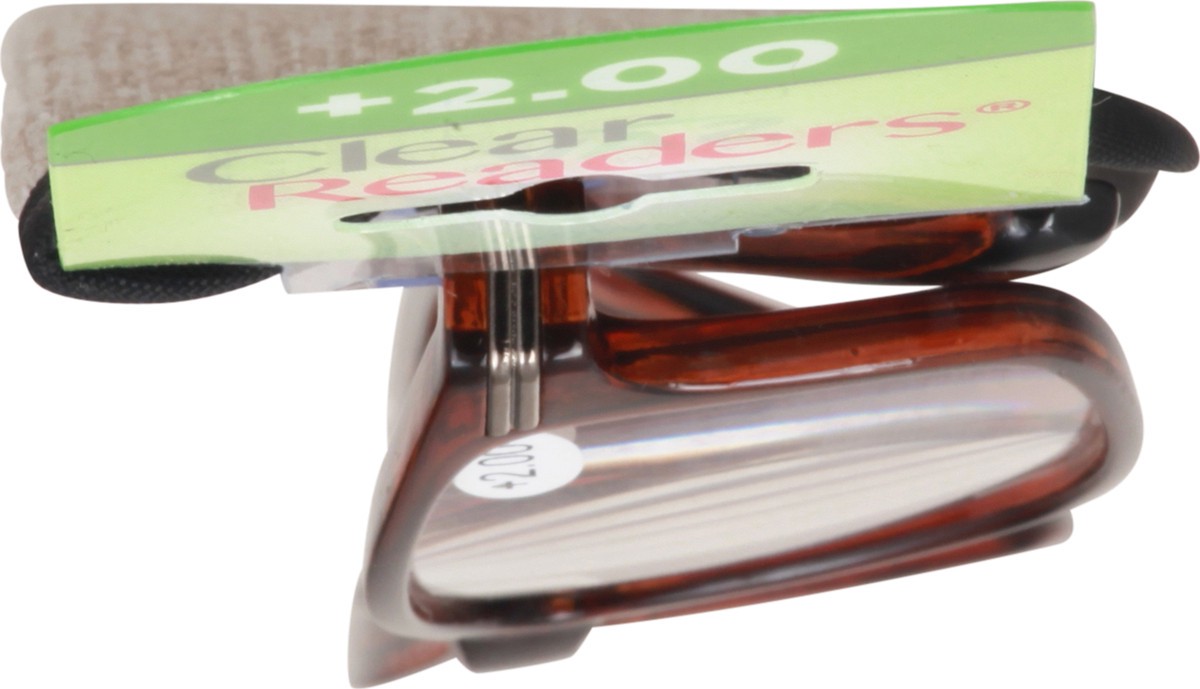 slide 2 of 9, Clear Readers +2.00 Eyeglasses 1 ea Card, 1 ct