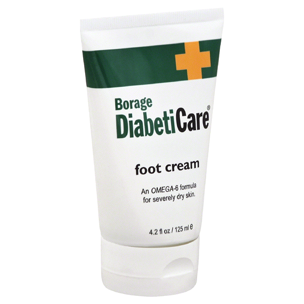 slide 1 of 1, Borage DiabetiCare Foot Cream, 4.2 oz