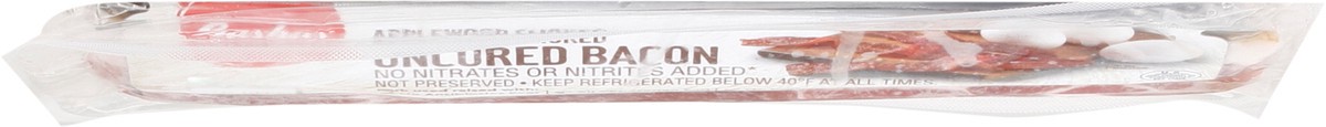 slide 13 of 13, Bashas Uncured Applewd Bacon, 12 oz