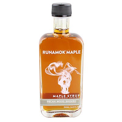 slide 1 of 1, Runamok Maple Vermont Organic Maple Syrup Smoked with Pecan Wood, 8.44 fl oz