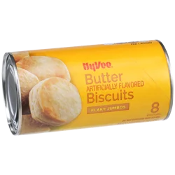 Hy-vee Butter Flavored Flaky Jumbos Biscuits