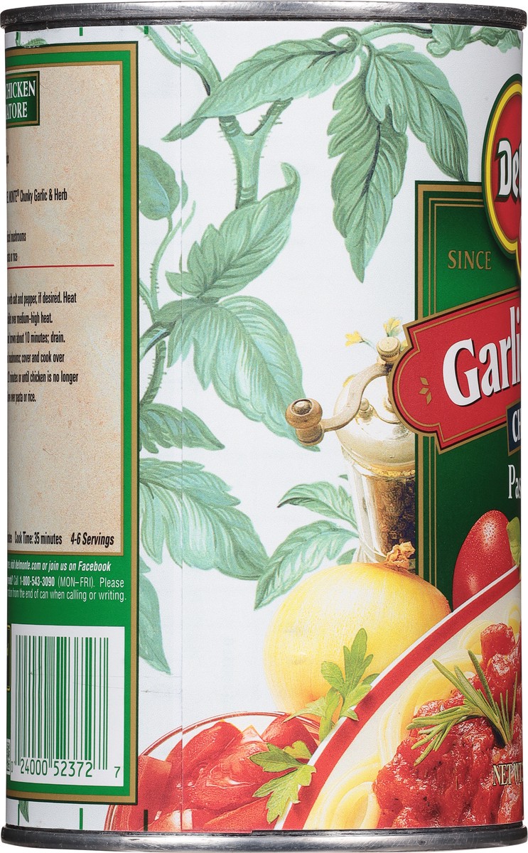 slide 7 of 9, Del Monte Chunky Garlic & Herb Pasta Sauce 24 oz, 24 oz