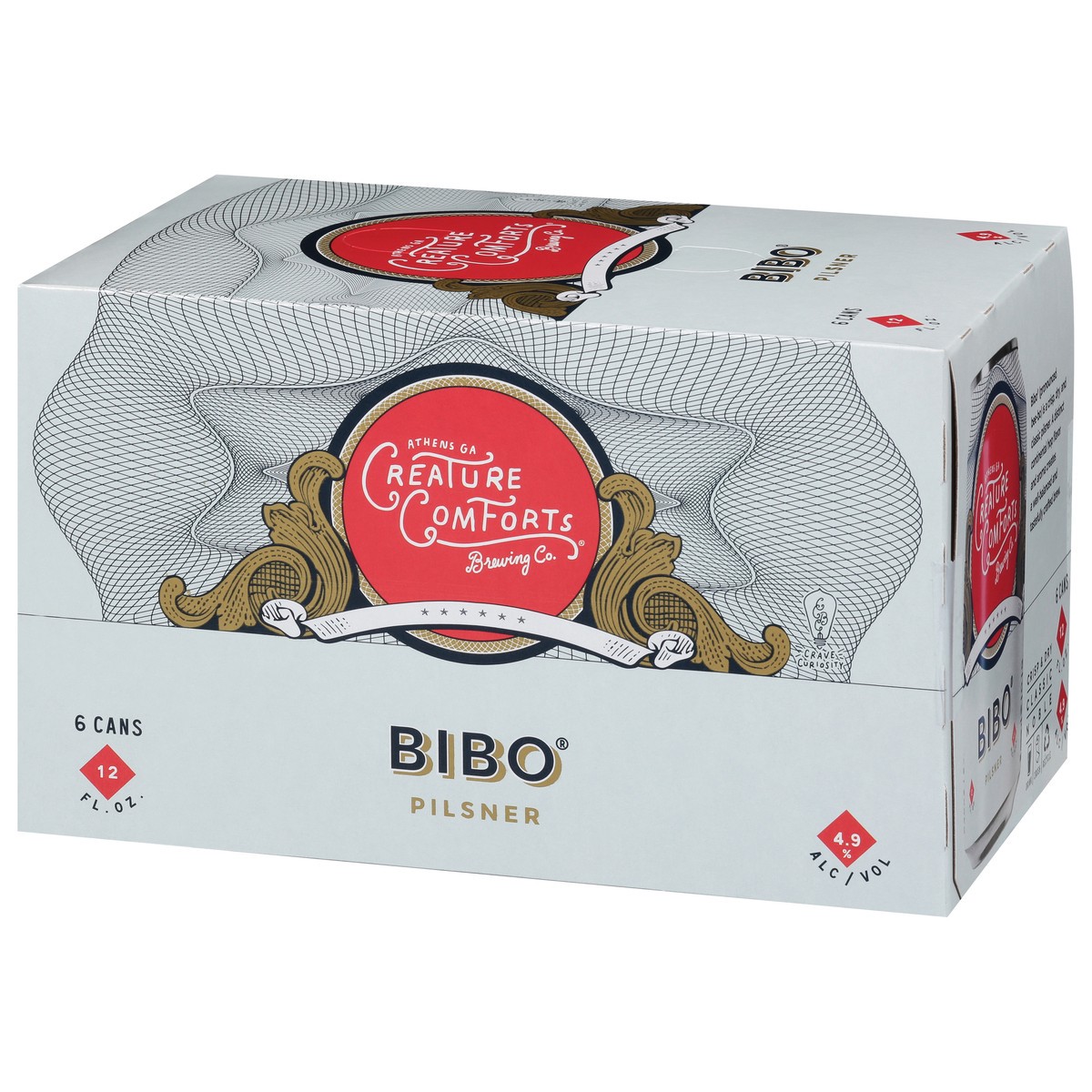 slide 2 of 9, Creature Comforts Brewing Co. Pilsner Bibo Beer 6 - 12 fl oz Cans, 6 ct