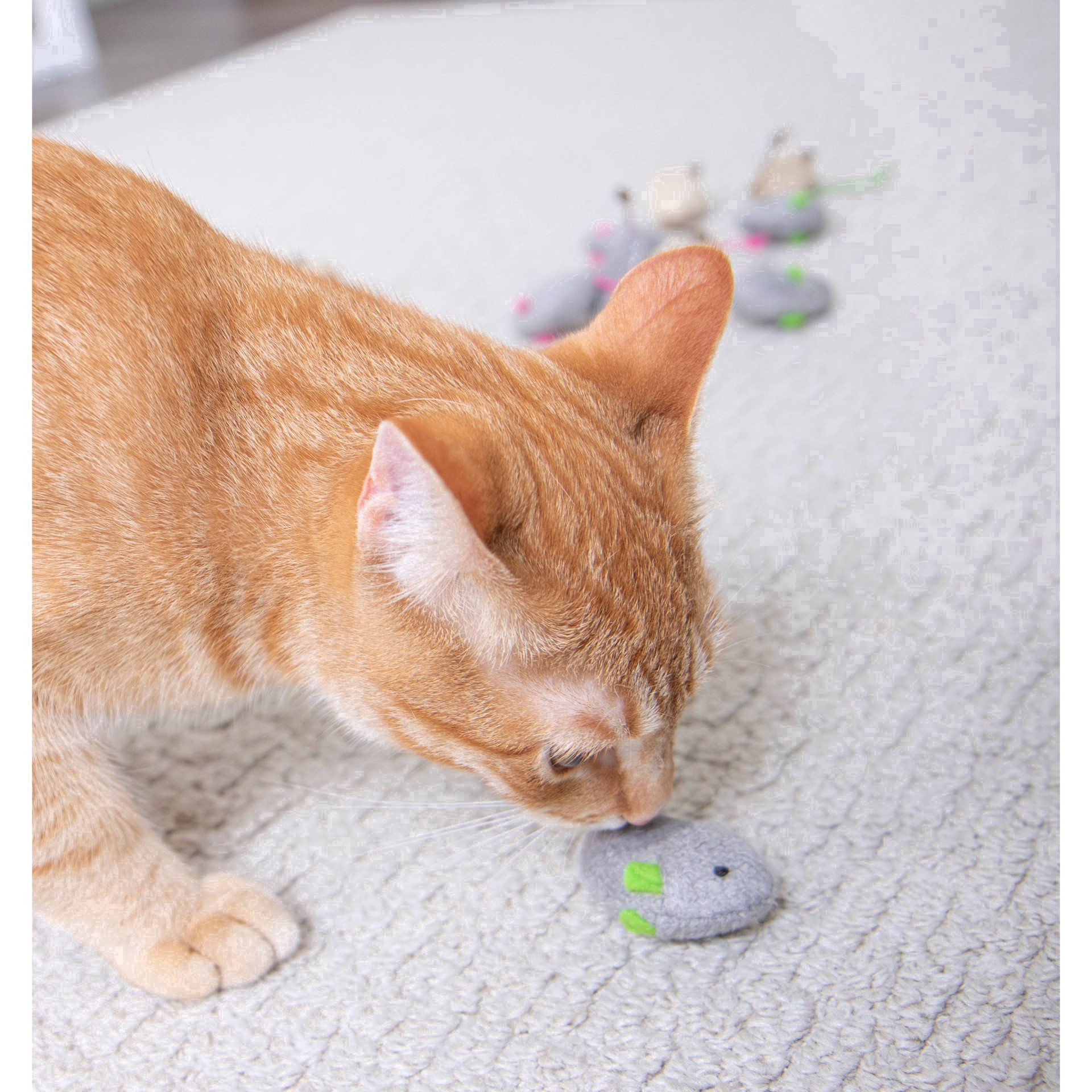 slide 76 of 102, SmartyKat Skitter Critters Catnip Mice Cat Toy - 3pk, 3 ct