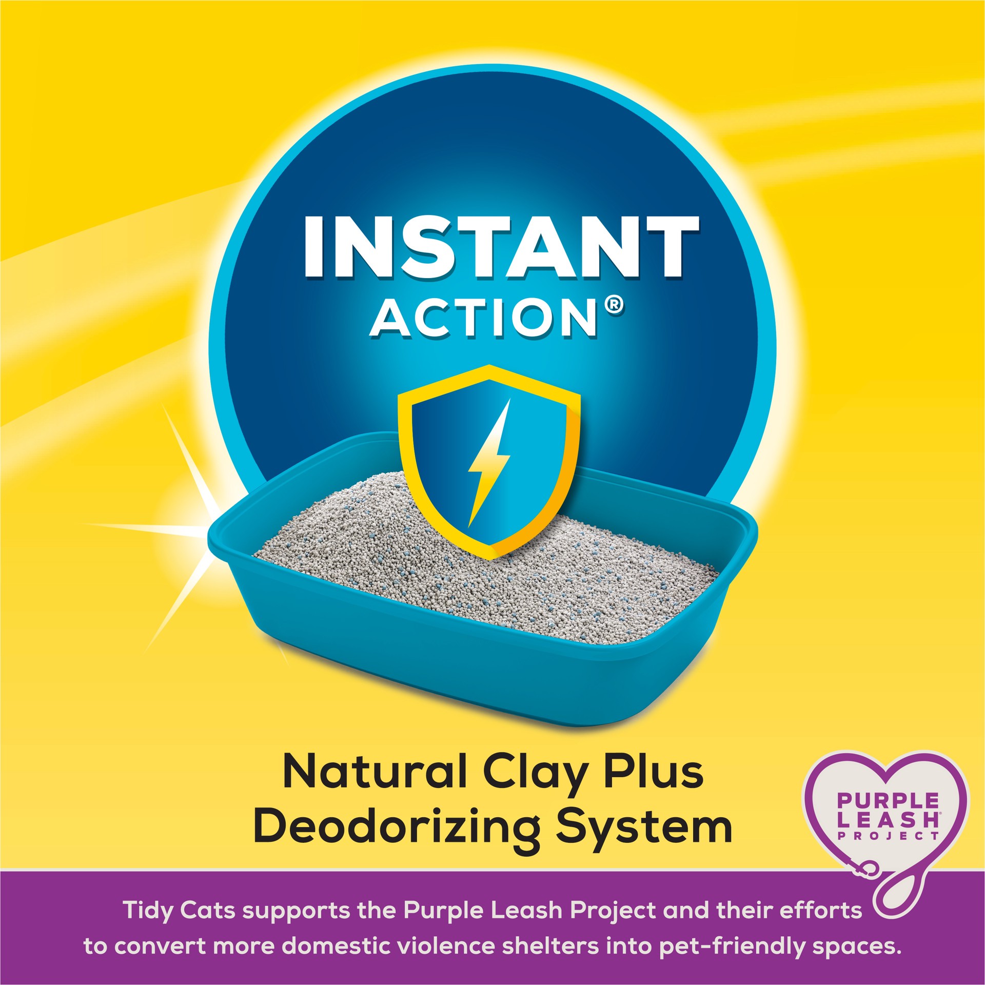 slide 7 of 8, Tidy Cats Purina Tidy Cats Clumping Cat Litter, Instant Action Multi Cat Litter, 40 lb