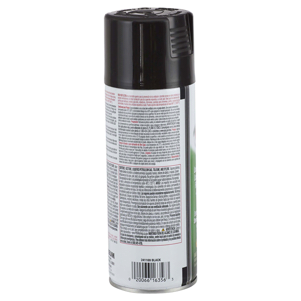 slide 4 of 9, Rust-Oleum Specialty High Heat Ultra Spray Paint- 241169, Black, 12 oz