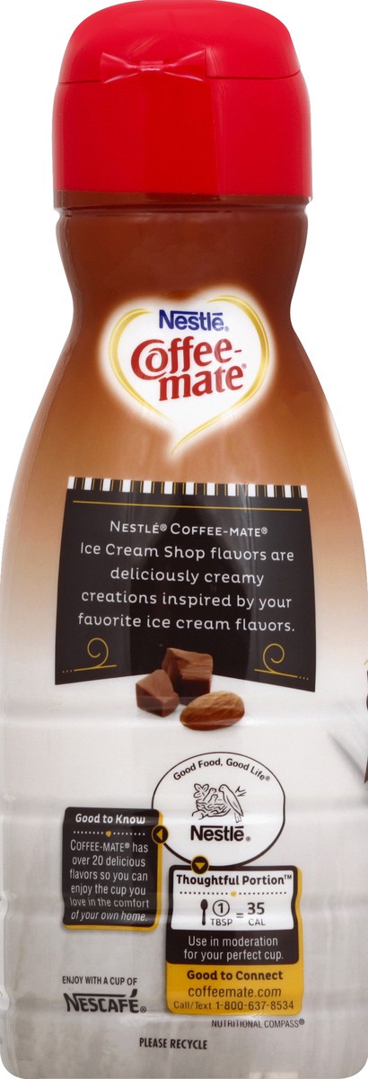 slide 6 of 6, Coffee mate Mocha Almond Fudge Creamer, 32 fl oz