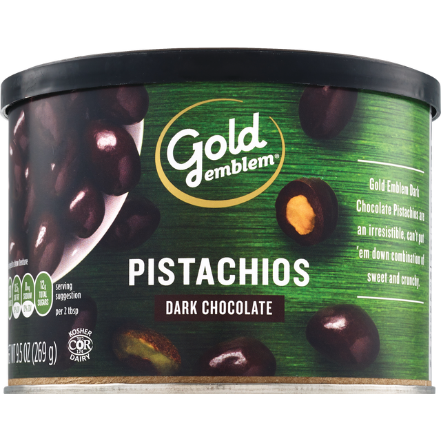 slide 1 of 1, GE Dark Choc Covered Pistachios, 1 ct