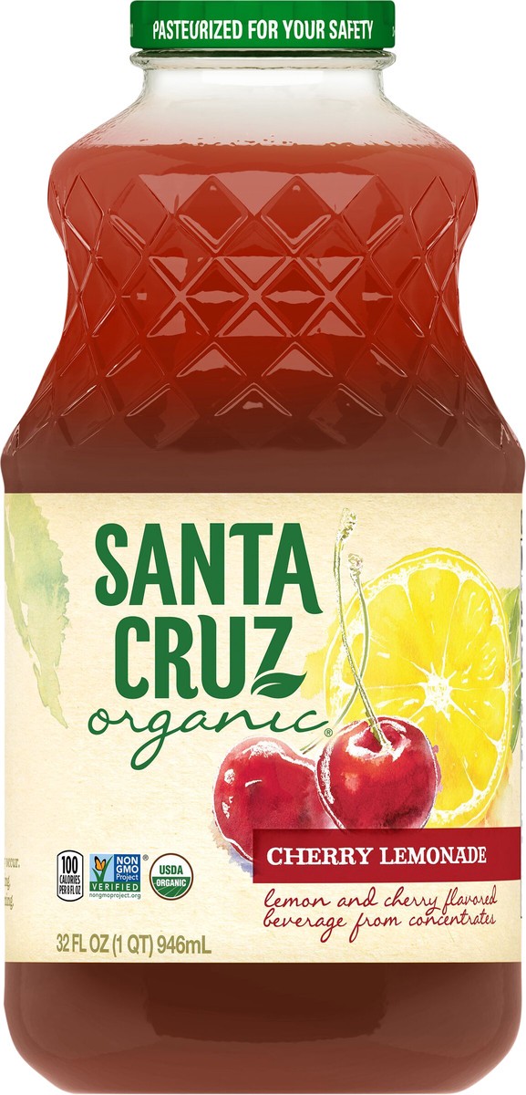 slide 3 of 7, Santa Cruz Organic Cherry Lemonade - 32 fl oz, 32 fl oz