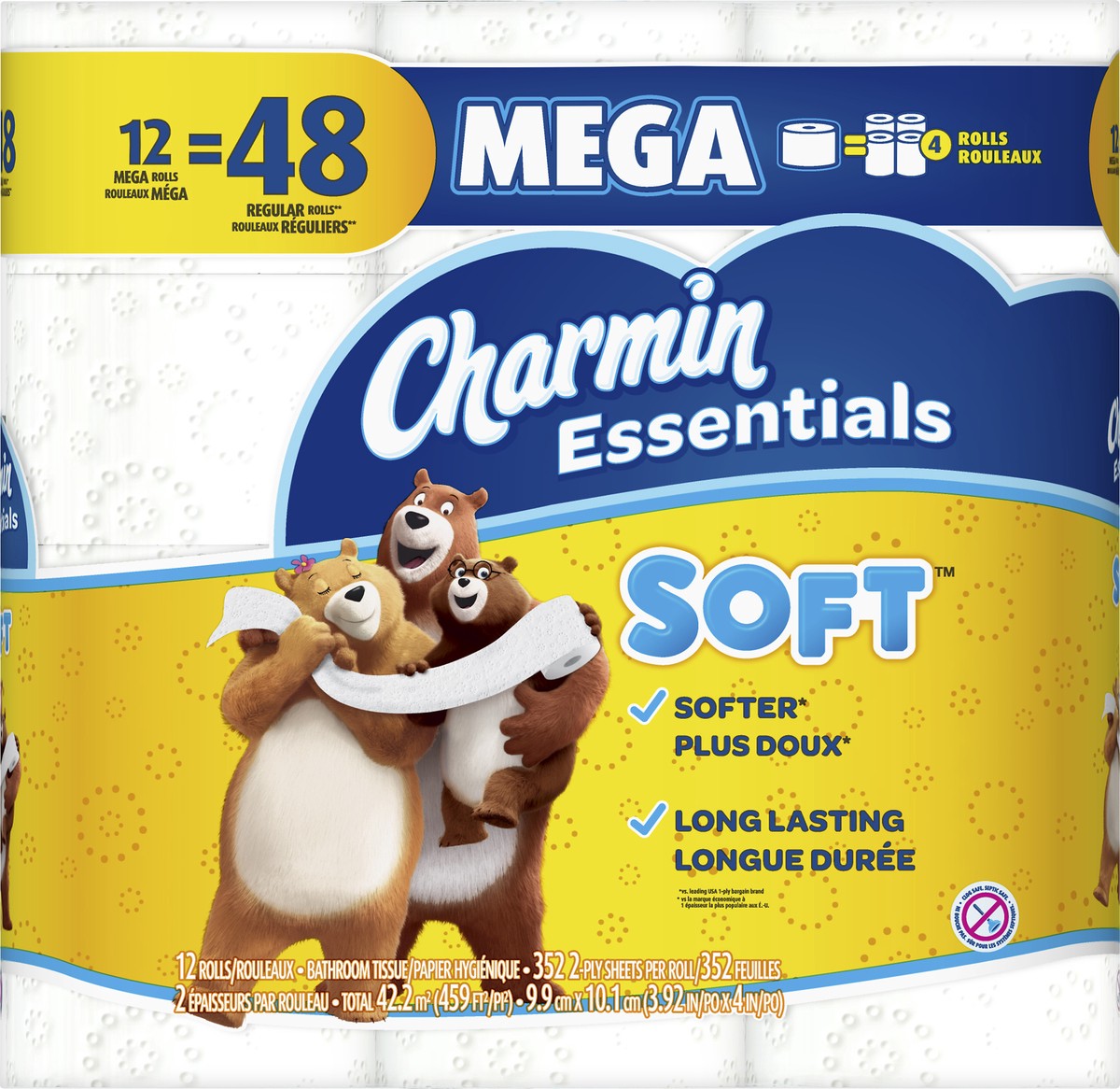 slide 2 of 6, Charmin Essential Soft, 12 ct