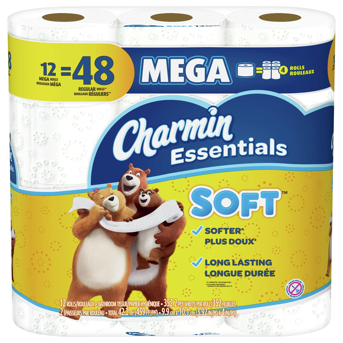 slide 1 of 6, Charmin Essential Soft, 12 ct