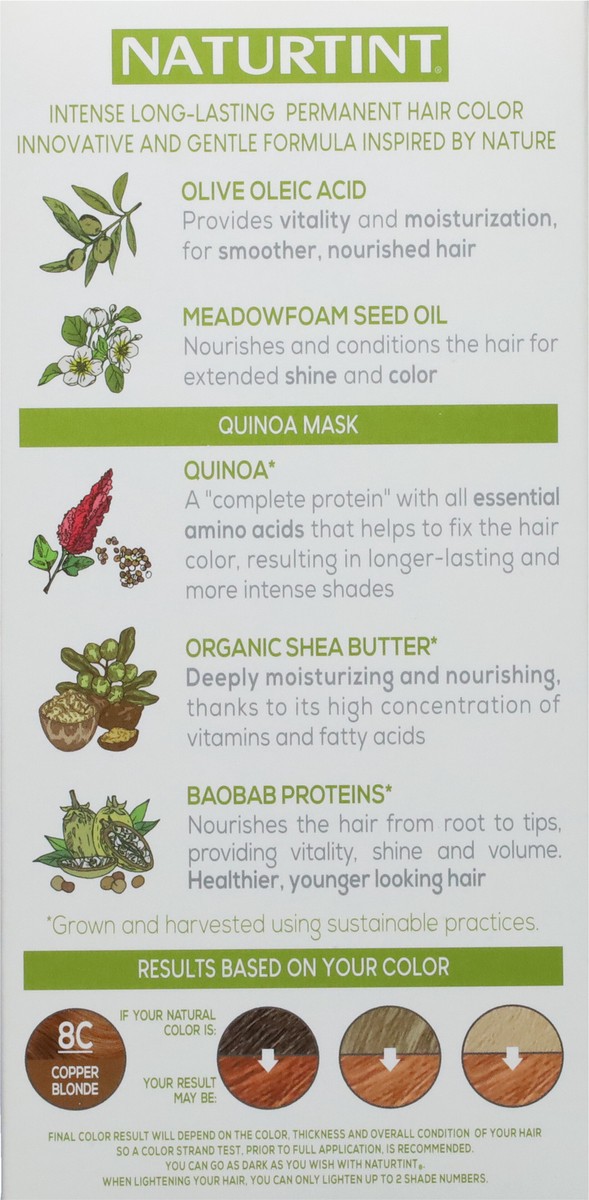 slide 5 of 9, Naturtint Copper Blonde 8C Ammonia Free Permanent Hair Color Gel 5.75 fl oz, 5.75 fl oz