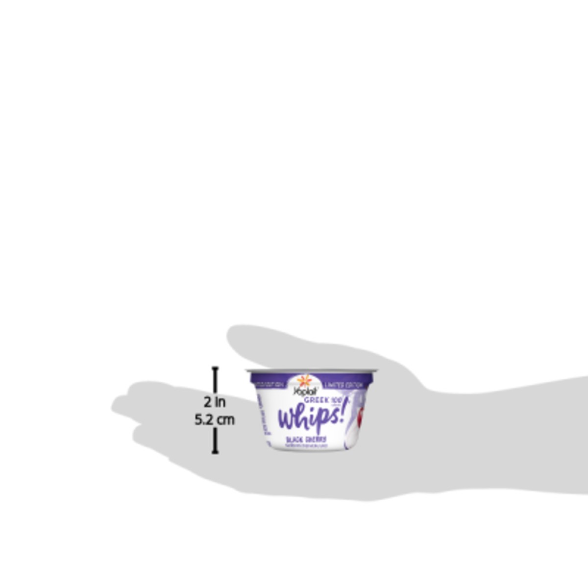 slide 3 of 6, Yoplait Greek Whips Yogurt Black Cherry, 4 oz