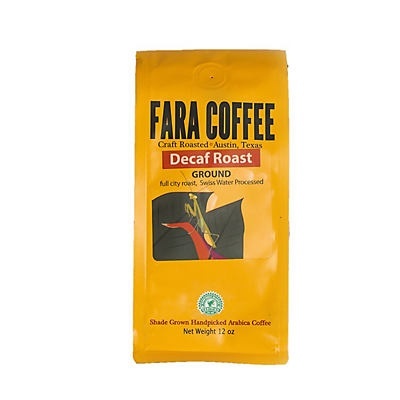 slide 1 of 1, Fara Coffee Fara Ground Coffee Decaf, 12 oz