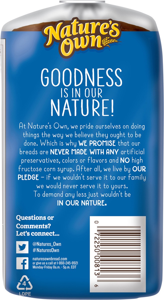 slide 5 of 12, Nature's Own Homestyle White, Small Loaf Size, Sliced Homestyle White Bread, 12 oz Loaf, 12 oz