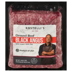 Rastelli's Black Angus 80%/20% Ground Beef 16 oz