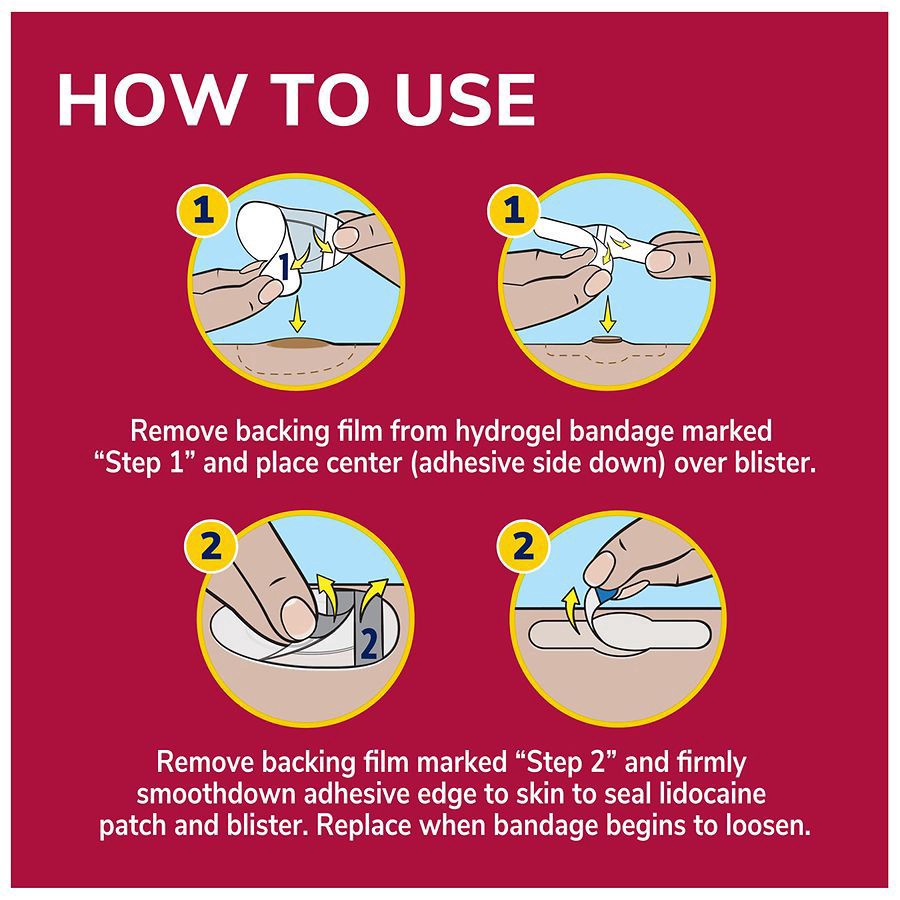 slide 3 of 4, Dr. Scholl's Hydrogel Blister Cushions Seal & Heal Bandage Mixed Sizes, 8 ct