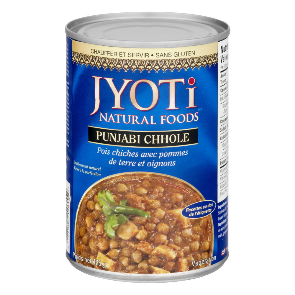 slide 1 of 1, Jyoti Natural Foods Punjabi Chhole Chickpeas With Potatoes & Onions, 15 oz