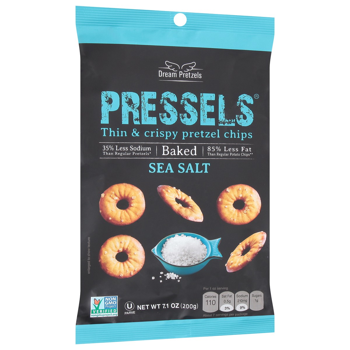 slide 4 of 14, Dream Pretzels Sea Salt Pretzel Chips 7.1 oz, 7.1 oz