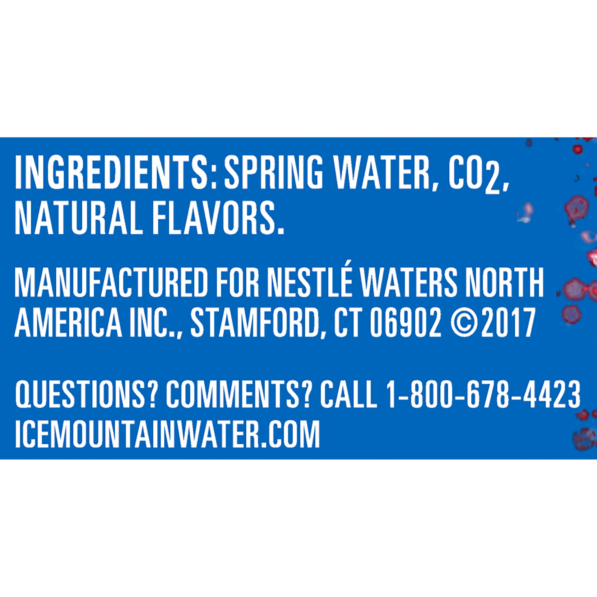 slide 6 of 6, Ice Mountain Strawberry Sparkling Natural Spring Water, 8 ct; 12 fl oz