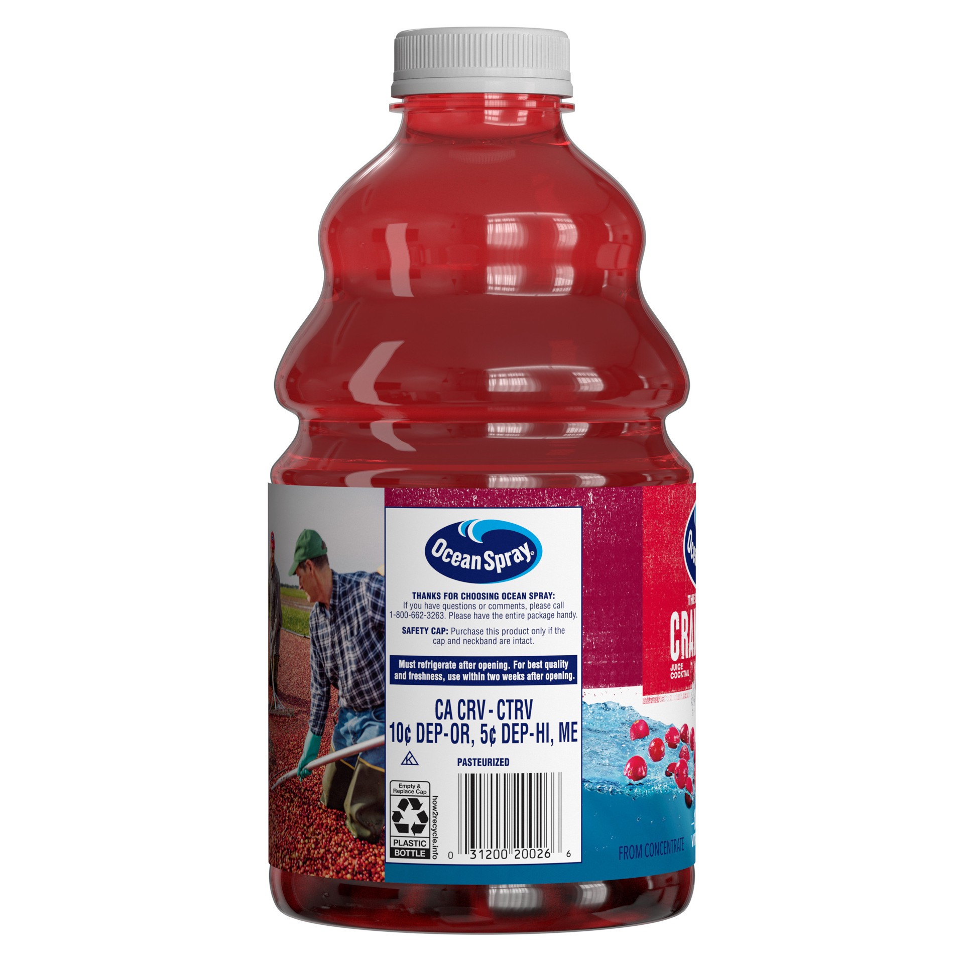 slide 4 of 4, Ocean Spray Cranberry Juice Cocktail, 46 Fl Oz Bottle, 46 fl oz