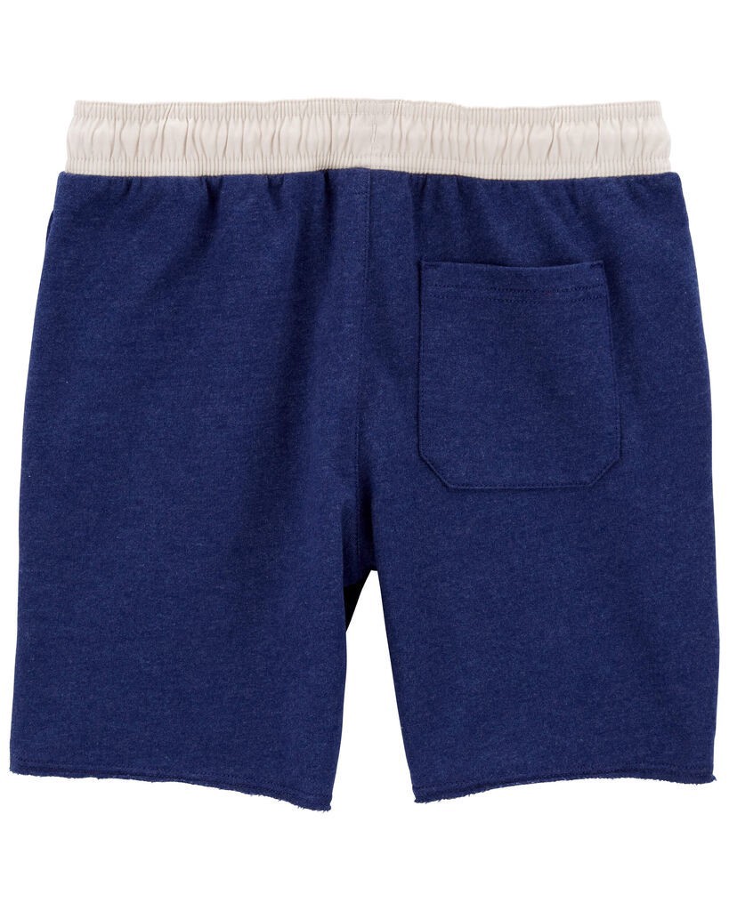 slide 2 of 3, Carter's Kid Pull-On Knit Shorts Navy 8, 1 ct