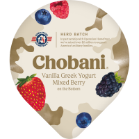slide 7 of 19, Chobani Yogurt, Low-Fat, Greek, Mixed Berry, 5.3 oz