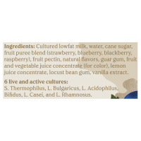 slide 6 of 19, Chobani Yogurt, Low-Fat, Greek, Mixed Berry, 5.3 oz