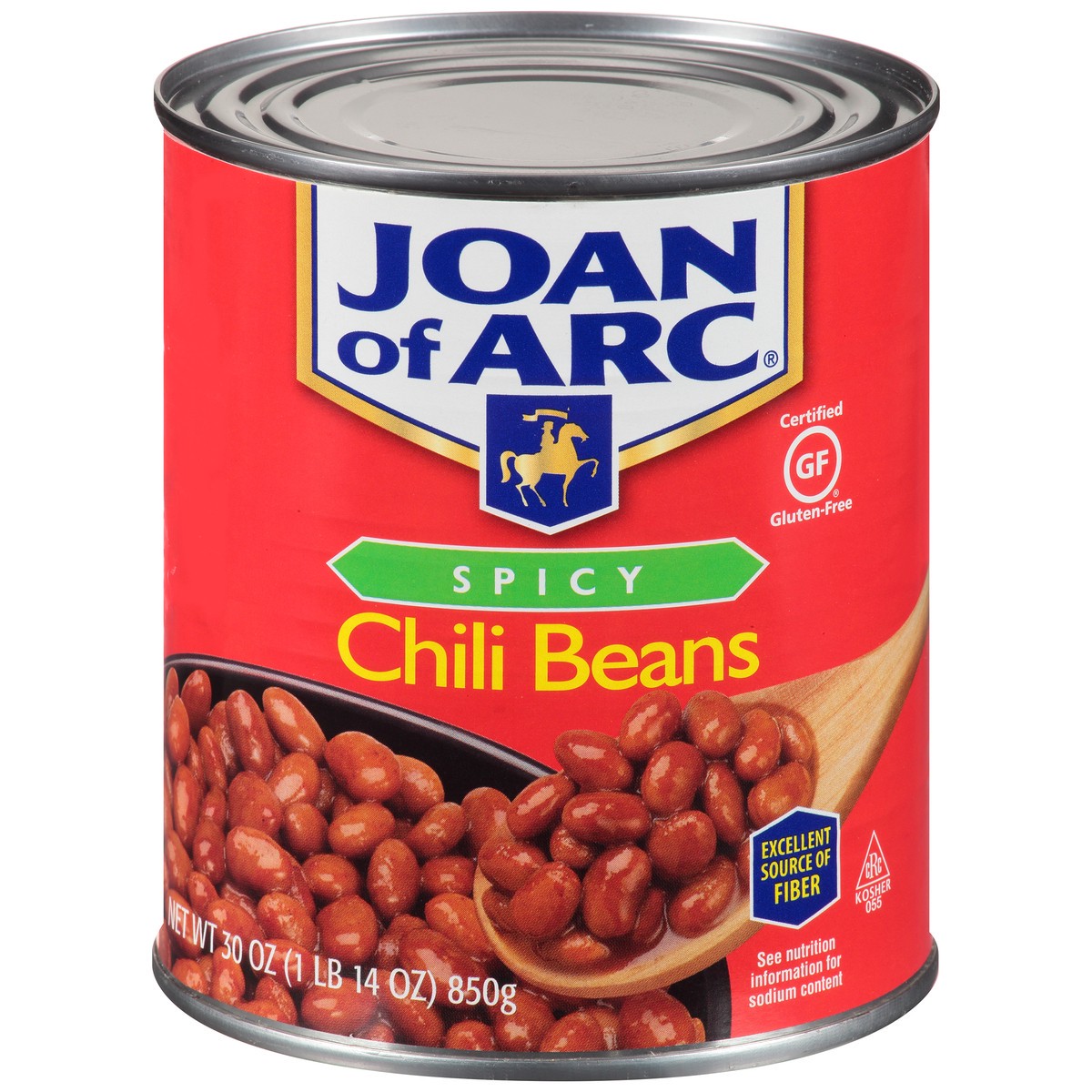 slide 1 of 7, Joan of Arc Spicy Chili Beans 30 oz. Can, 30 oz