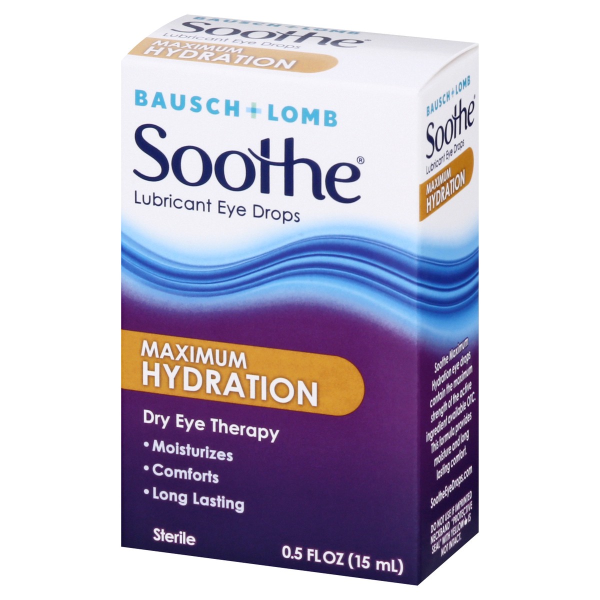 slide 5 of 9, Soothe Maximum Hydration Lubricant Eye Drops 0.5 oz, 0.50 fl oz