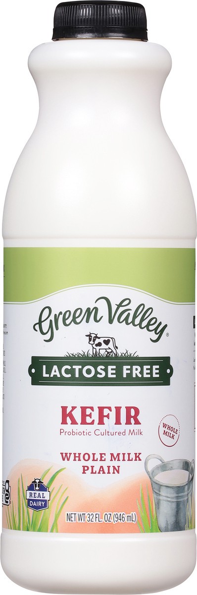 slide 5 of 12, Green Valley Organics Lactose Free Whole Milk Plain Kefir 32 fl oz, 32 fl oz