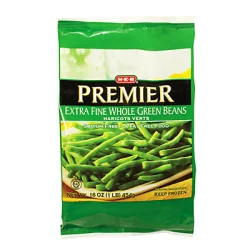 H-E-B Select Extra Fine Whole Green Beans