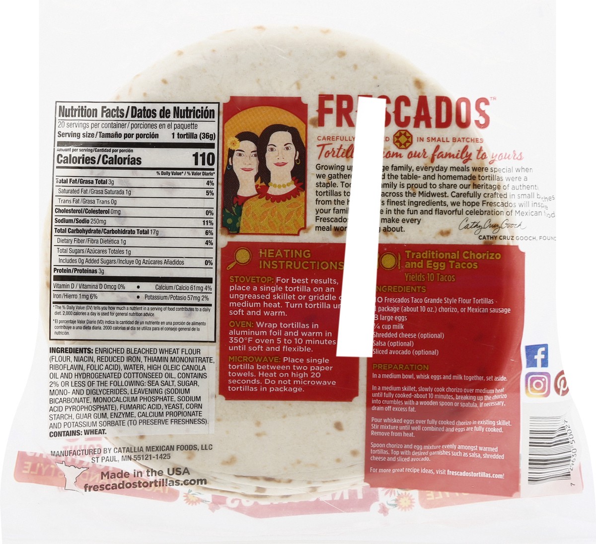 slide 9 of 9, Frescados Tortillas, 20 ct