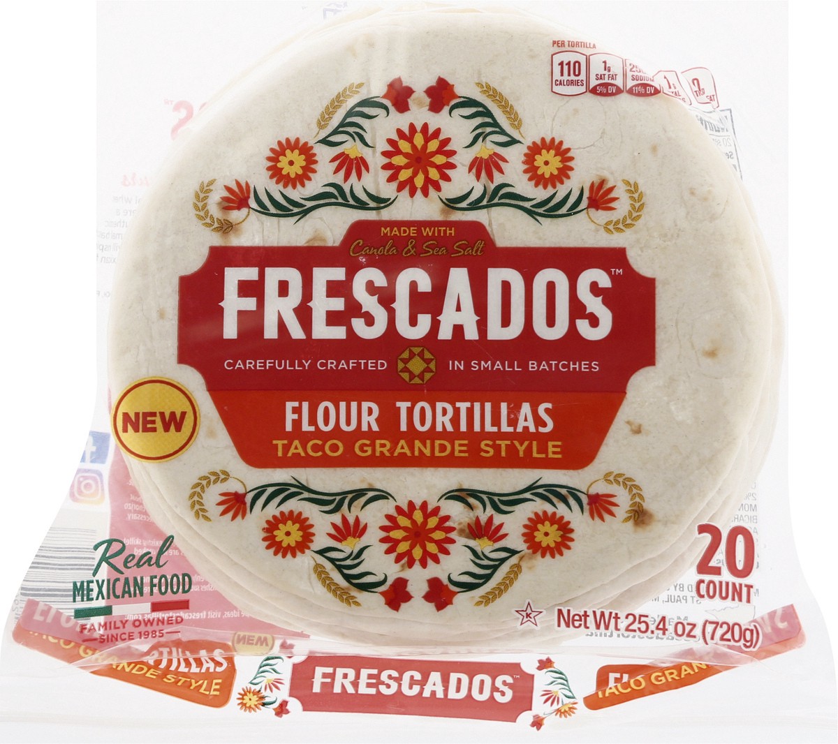 slide 6 of 9, Frescados Tortillas, 20 ct