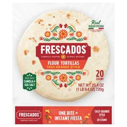 Frescados Tortillas, Flour, Taco Grande Style