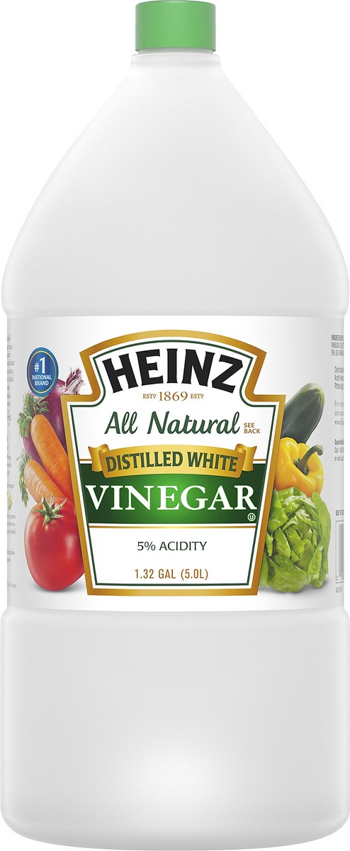 slide 8 of 9, Heinz All Natural Distilled White Vinegar 5% Acidity, 1.32 gal Jug, 1.32 gal