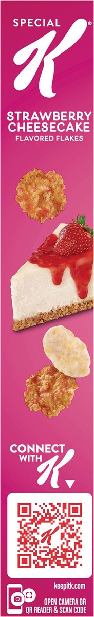 slide 5 of 9, Special K Kellogg''s Special K Cold Breakfast Cereal, 11 Vitamins and Minerals, Anytime Snacks, Strawberry Cheesecake, 12.6oz Box, 1 Box, 12.6 oz