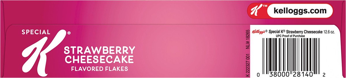 slide 4 of 9, Special K Kellogg''s Special K Cold Breakfast Cereal, 11 Vitamins and Minerals, Anytime Snacks, Strawberry Cheesecake, 12.6oz Box, 1 Box, 12.6 oz