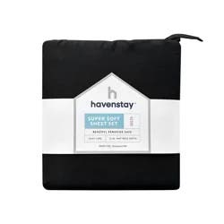 Havenstay Sheets, Queen, Black