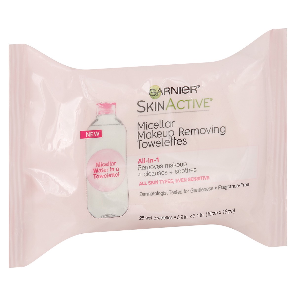 slide 2 of 9, SkinActive All-in-1 Micellar Making Removing Wet Towelettes 25 ea, 25 ct