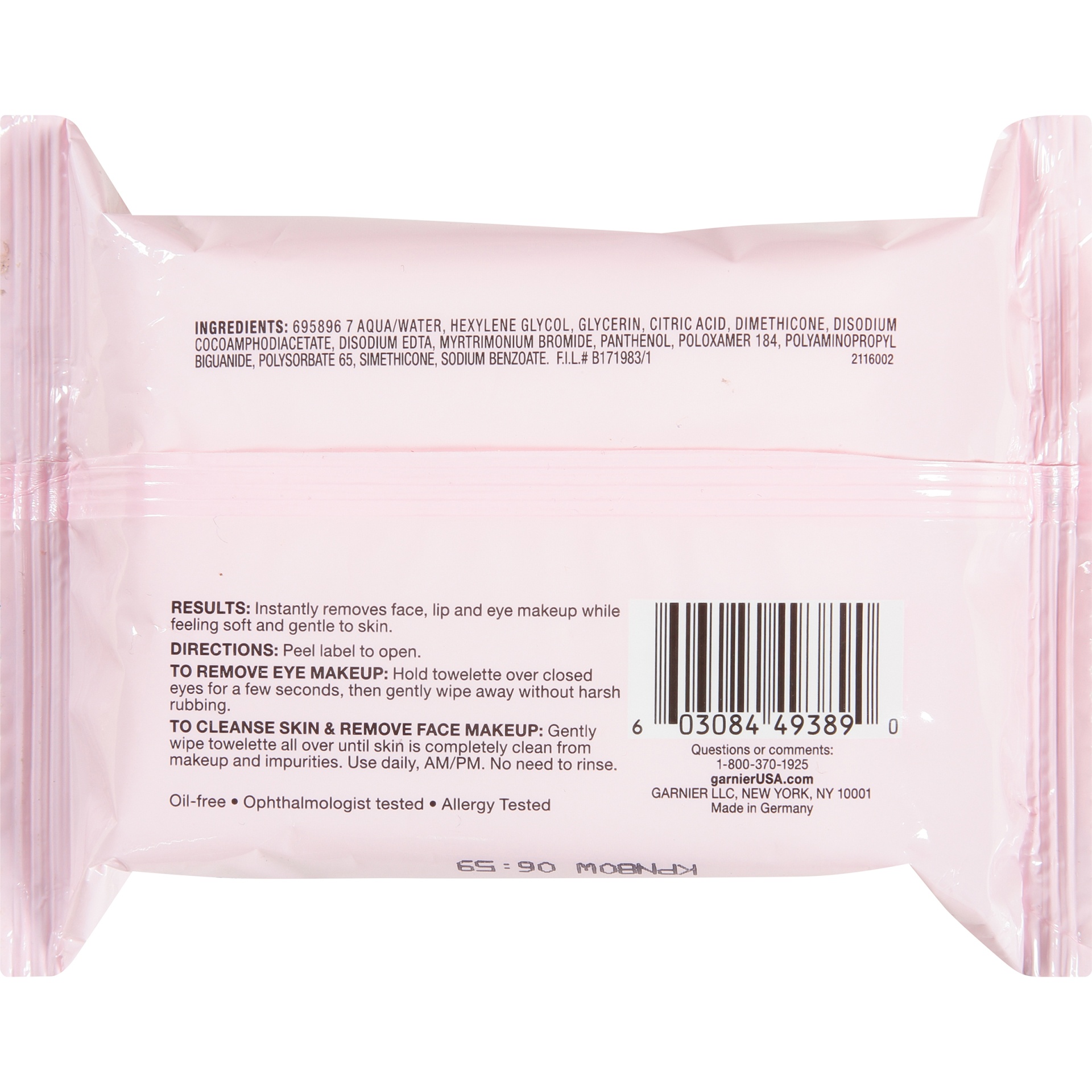 slide 5 of 6, Garnier Skinactive Micellar Makeup Removing Towelettes All Skin Types, 25 ct