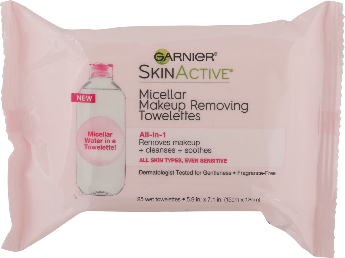 slide 6 of 9, SkinActive All-in-1 Micellar Making Removing Wet Towelettes 25 ea, 25 ct